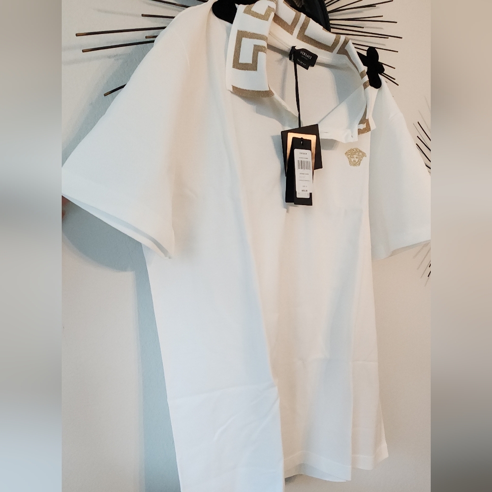 Versace Greca Color Polo Shirt XL